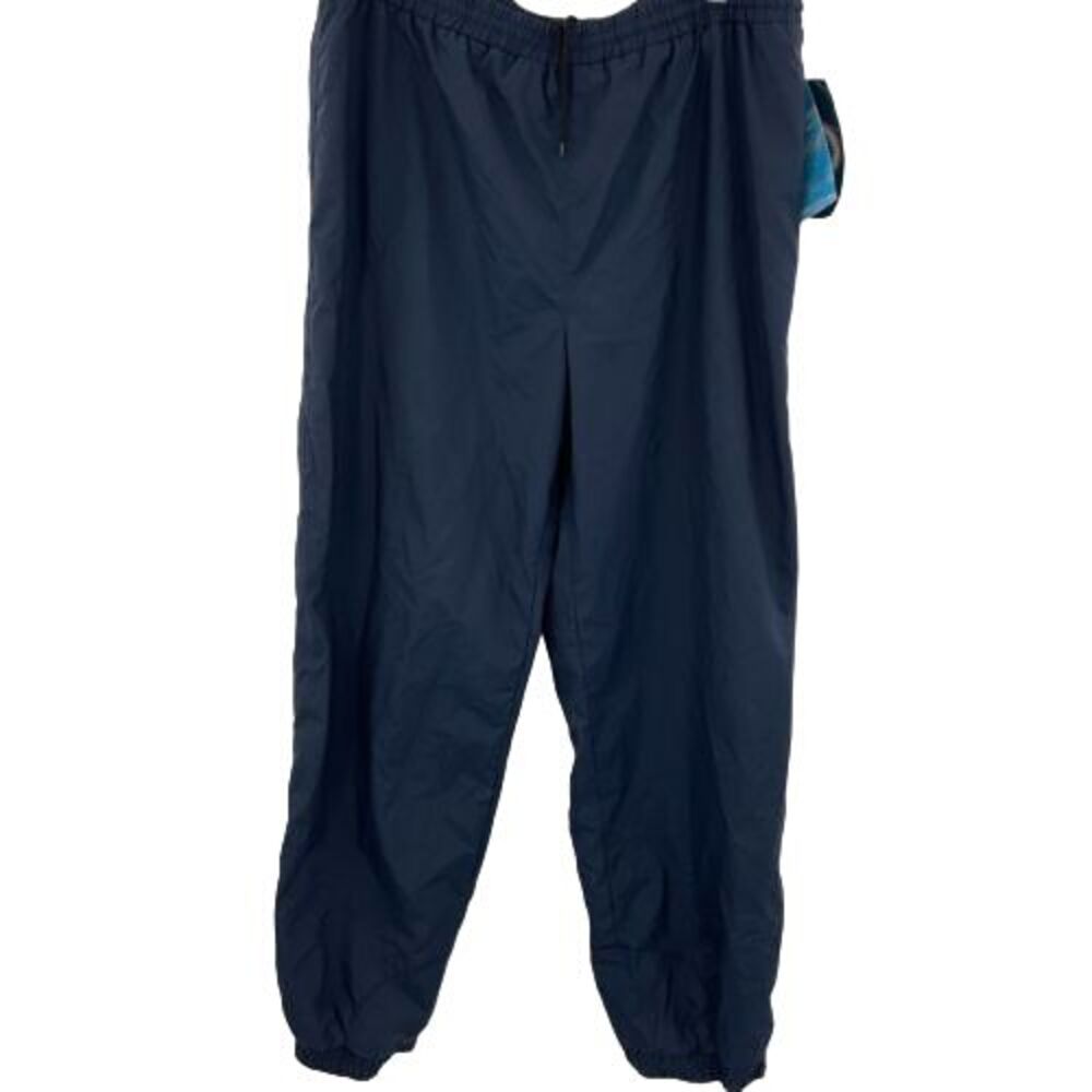 Teamissue CB Sports Mens Navy Blue Nylon Track Pants Windbreaker Joggers XXL NEW